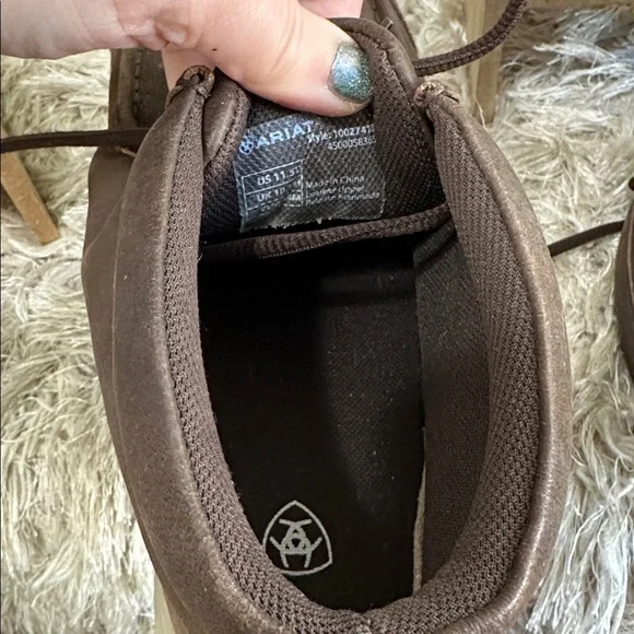 ARIAT Mens Brown Spitfire H20
Waterproof Moc Toe Casual Boots Size 11.5 D Width - Picture 15 of 17
